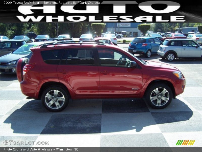 Barcelona Red Metallic / Dark Charcoal 2009 Toyota RAV4 Sport
