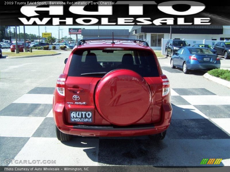 Barcelona Red Metallic / Dark Charcoal 2009 Toyota RAV4 Sport