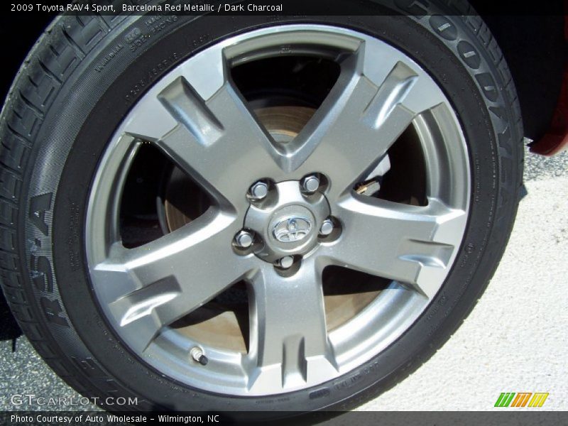 Barcelona Red Metallic / Dark Charcoal 2009 Toyota RAV4 Sport