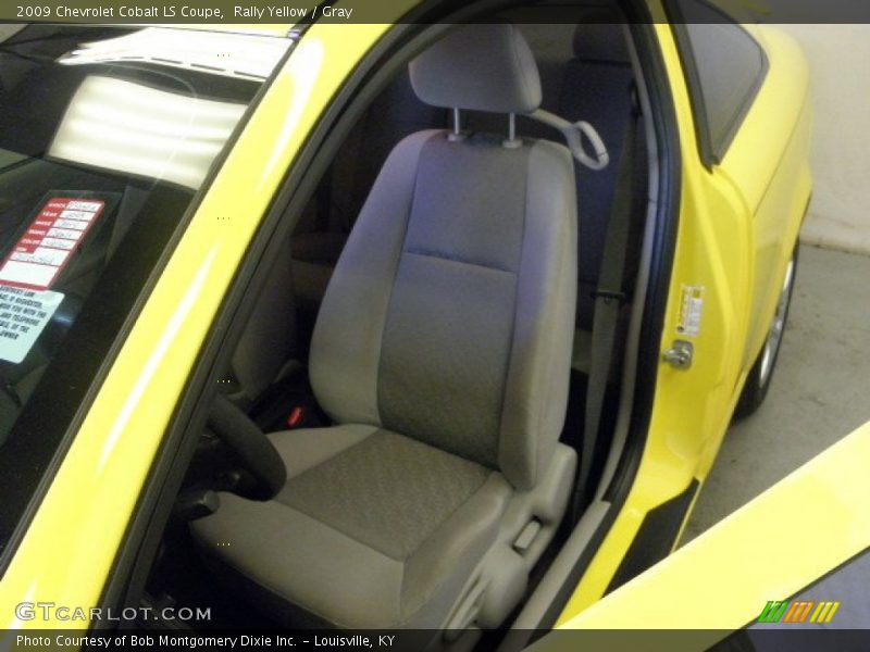 Rally Yellow / Gray 2009 Chevrolet Cobalt LS Coupe