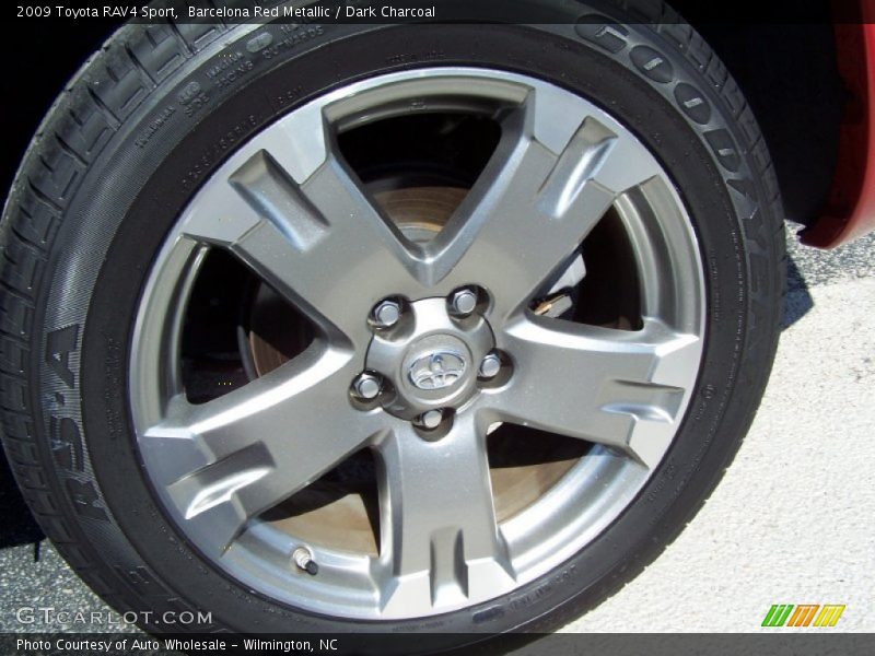 Barcelona Red Metallic / Dark Charcoal 2009 Toyota RAV4 Sport