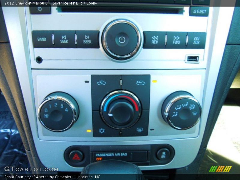 Silver Ice Metallic / Ebony 2012 Chevrolet Malibu LT