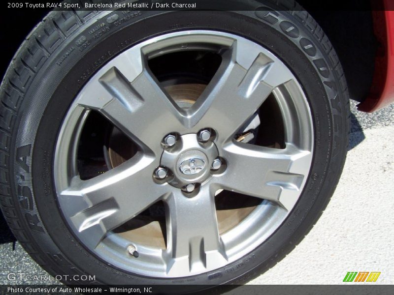 Barcelona Red Metallic / Dark Charcoal 2009 Toyota RAV4 Sport