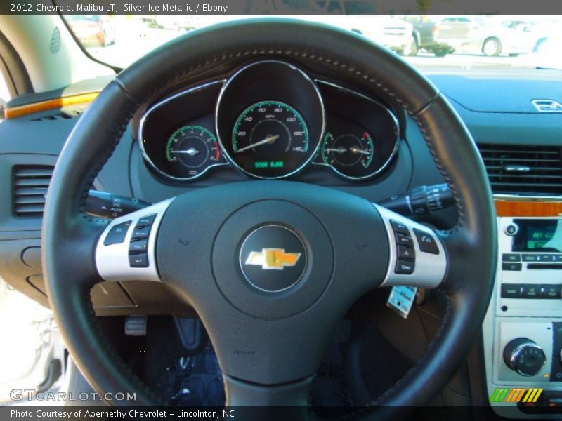 Silver Ice Metallic / Ebony 2012 Chevrolet Malibu LT