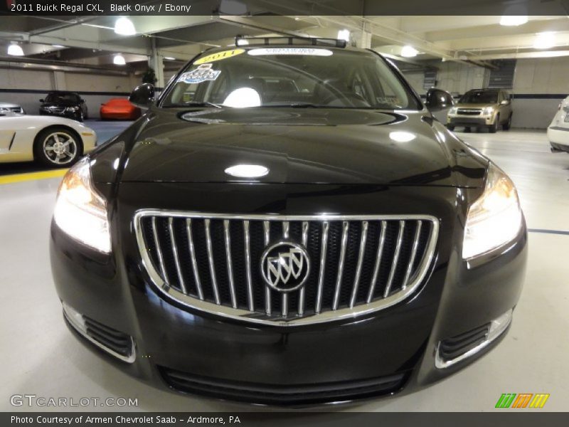 Black Onyx / Ebony 2011 Buick Regal CXL