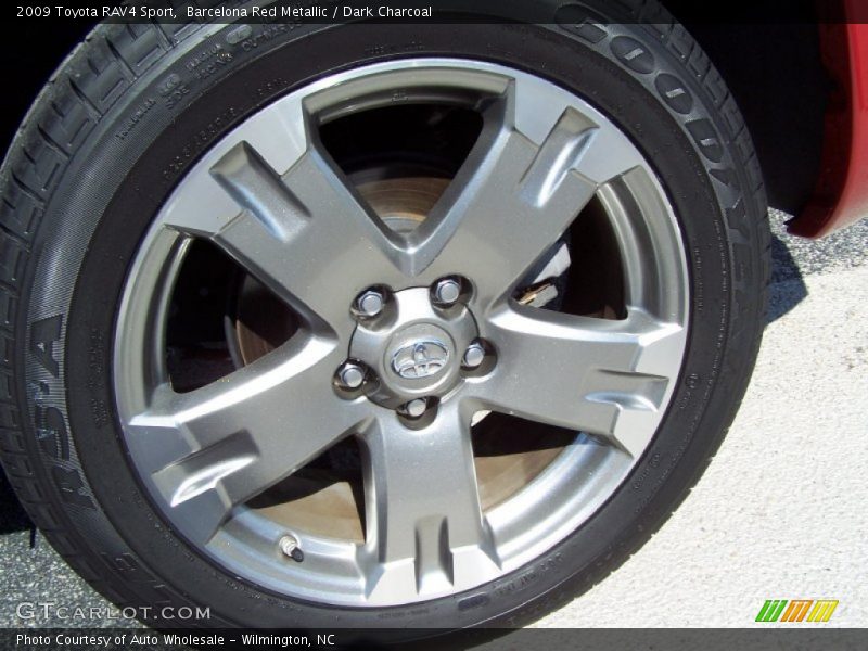 Barcelona Red Metallic / Dark Charcoal 2009 Toyota RAV4 Sport