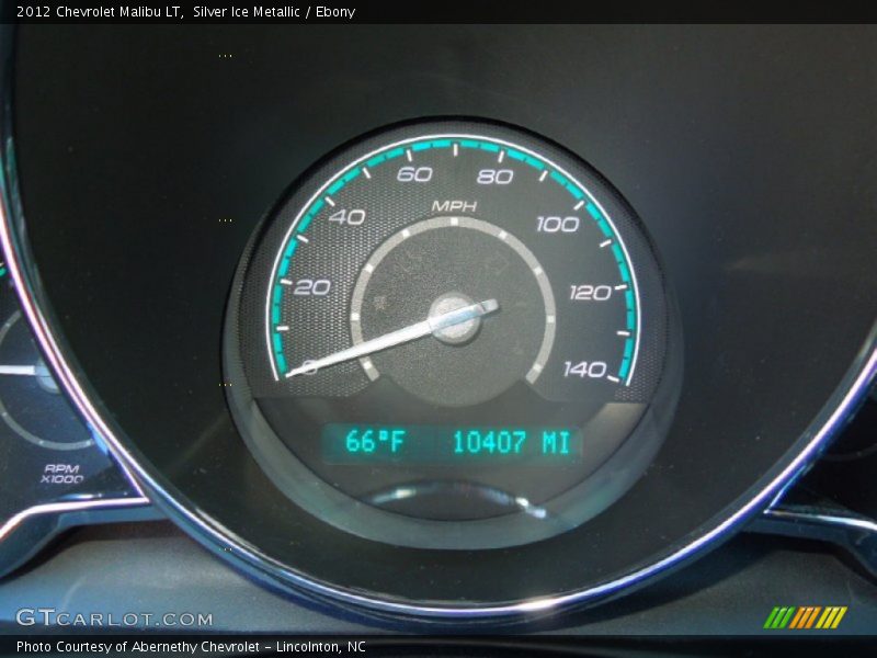 Silver Ice Metallic / Ebony 2012 Chevrolet Malibu LT