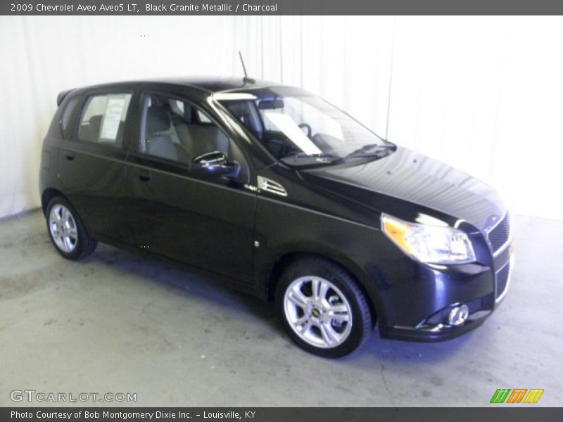 Black Granite Metallic / Charcoal 2009 Chevrolet Aveo Aveo5 LT