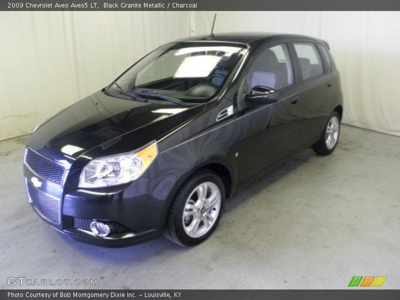 Black Granite Metallic / Charcoal 2009 Chevrolet Aveo Aveo5 LT