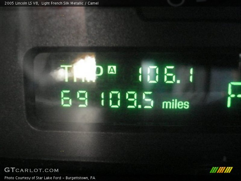 Light French Silk Metallic / Camel 2005 Lincoln LS V8