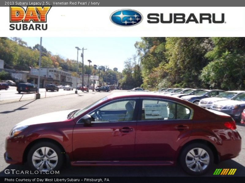 Venetian Red Pearl / Ivory 2013 Subaru Legacy 2.5i