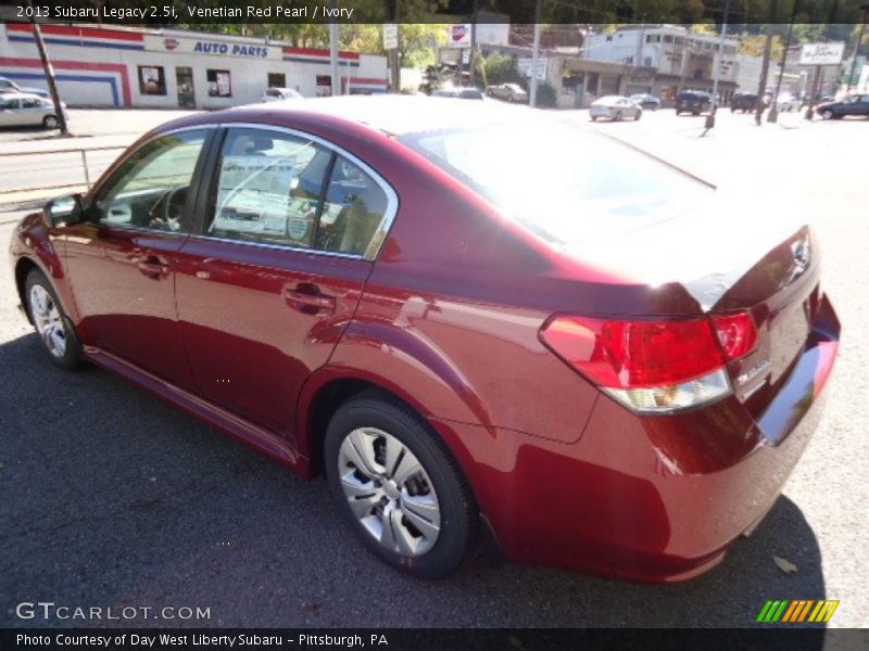 Venetian Red Pearl / Ivory 2013 Subaru Legacy 2.5i