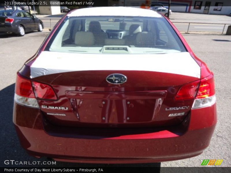 Venetian Red Pearl / Ivory 2013 Subaru Legacy 2.5i