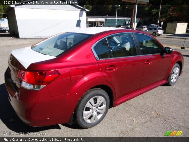 Venetian Red Pearl / Ivory 2013 Subaru Legacy 2.5i
