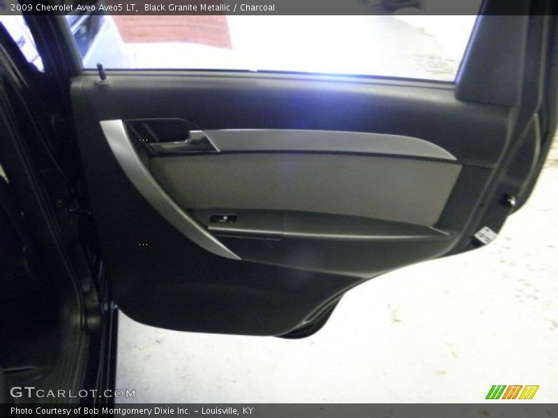 Black Granite Metallic / Charcoal 2009 Chevrolet Aveo Aveo5 LT