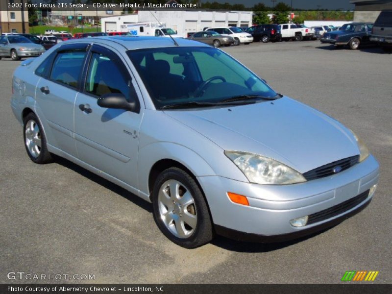 CD Silver Metallic / Medium Graphite 2002 Ford Focus ZTS Sedan
