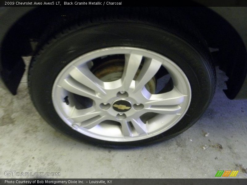 Black Granite Metallic / Charcoal 2009 Chevrolet Aveo Aveo5 LT