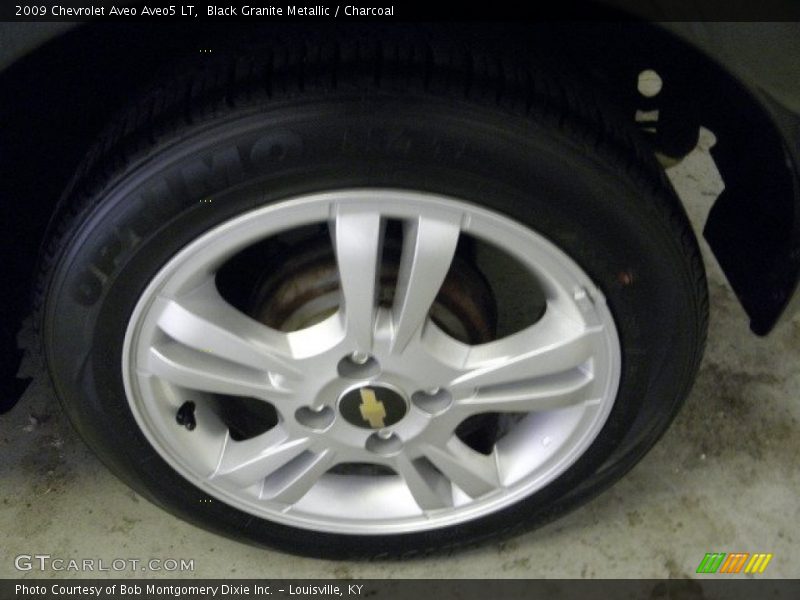 Black Granite Metallic / Charcoal 2009 Chevrolet Aveo Aveo5 LT