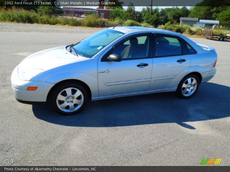 CD Silver Metallic / Medium Graphite 2002 Ford Focus ZTS Sedan