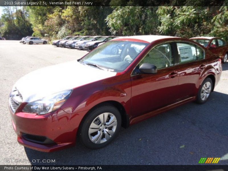Venetian Red Pearl / Ivory 2013 Subaru Legacy 2.5i