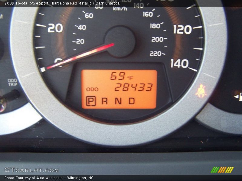 Barcelona Red Metallic / Dark Charcoal 2009 Toyota RAV4 Sport