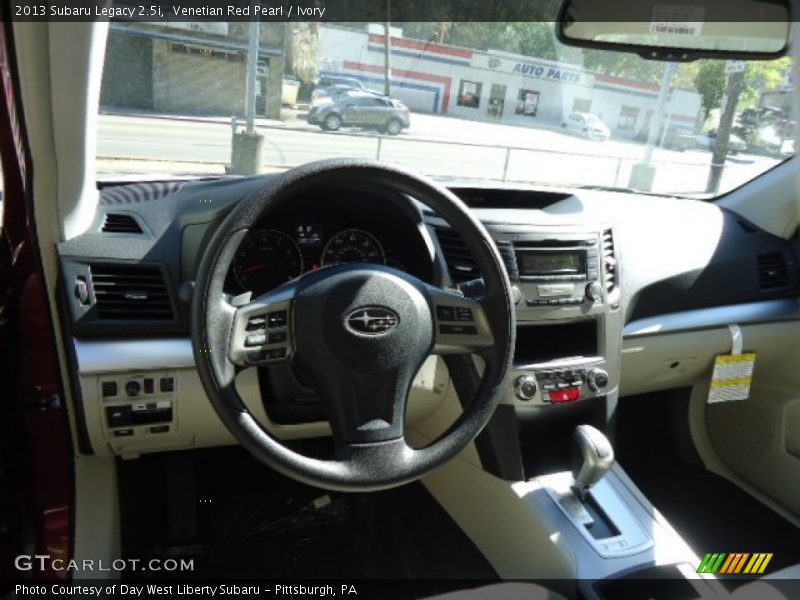 Venetian Red Pearl / Ivory 2013 Subaru Legacy 2.5i