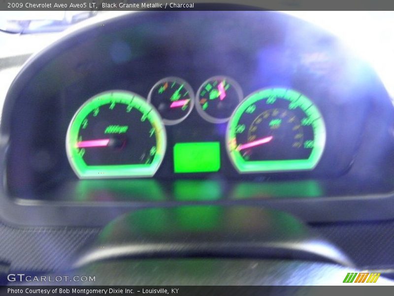 Black Granite Metallic / Charcoal 2009 Chevrolet Aveo Aveo5 LT