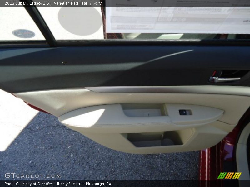 Venetian Red Pearl / Ivory 2013 Subaru Legacy 2.5i