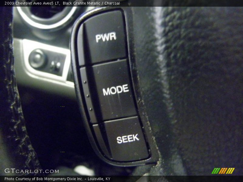 Black Granite Metallic / Charcoal 2009 Chevrolet Aveo Aveo5 LT