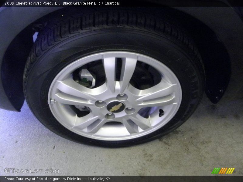 Black Granite Metallic / Charcoal 2009 Chevrolet Aveo Aveo5 LT