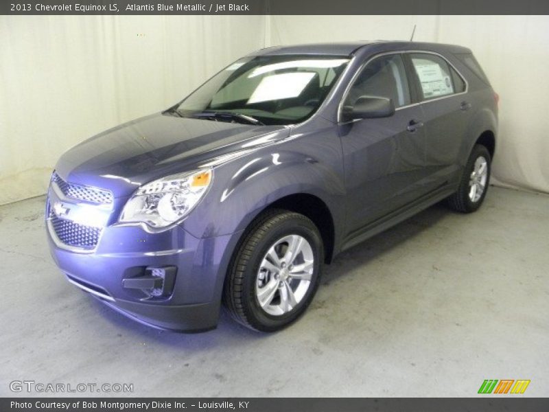 Atlantis Blue Metallic / Jet Black 2013 Chevrolet Equinox LS