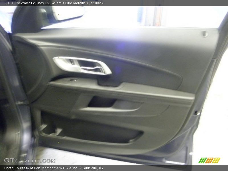 Atlantis Blue Metallic / Jet Black 2013 Chevrolet Equinox LS