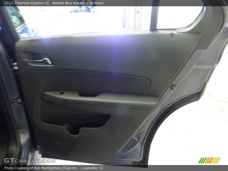 Atlantis Blue Metallic / Jet Black 2013 Chevrolet Equinox LS