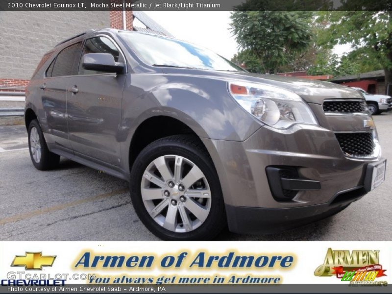 Mocha Steel Metallic / Jet Black/Light Titanium 2010 Chevrolet Equinox LT