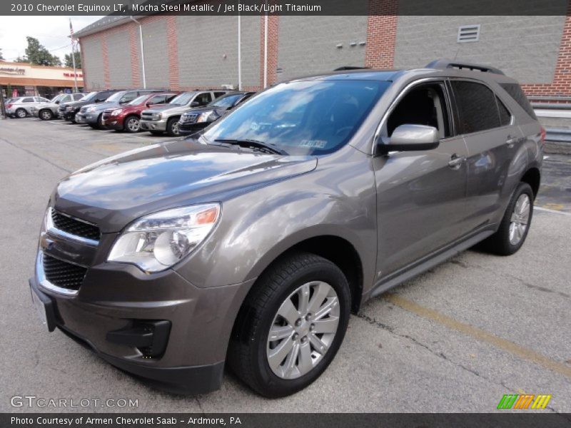 Mocha Steel Metallic / Jet Black/Light Titanium 2010 Chevrolet Equinox LT