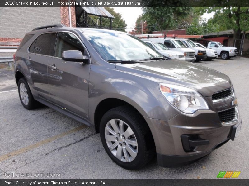 Mocha Steel Metallic / Jet Black/Light Titanium 2010 Chevrolet Equinox LT