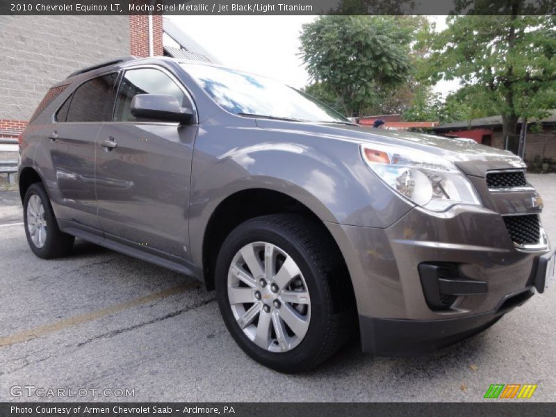 Mocha Steel Metallic / Jet Black/Light Titanium 2010 Chevrolet Equinox LT