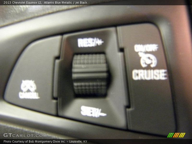 Atlantis Blue Metallic / Jet Black 2013 Chevrolet Equinox LS