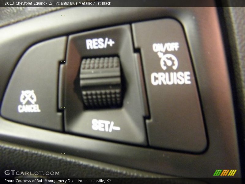 Atlantis Blue Metallic / Jet Black 2013 Chevrolet Equinox LS
