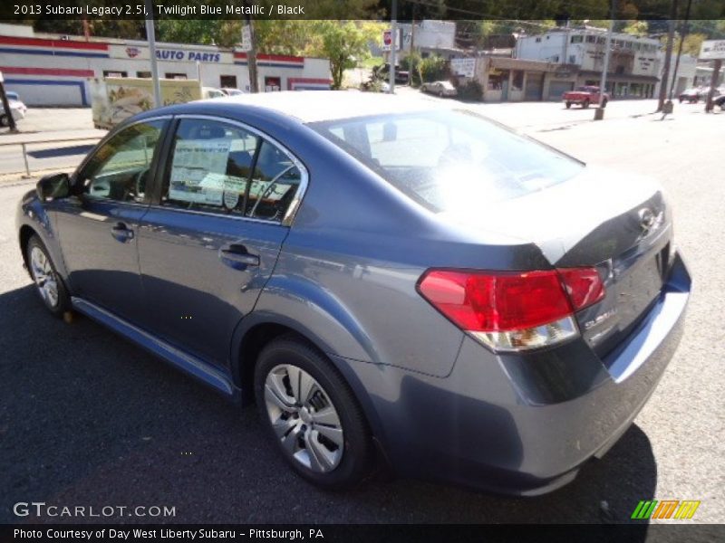 Twilight Blue Metallic / Black 2013 Subaru Legacy 2.5i