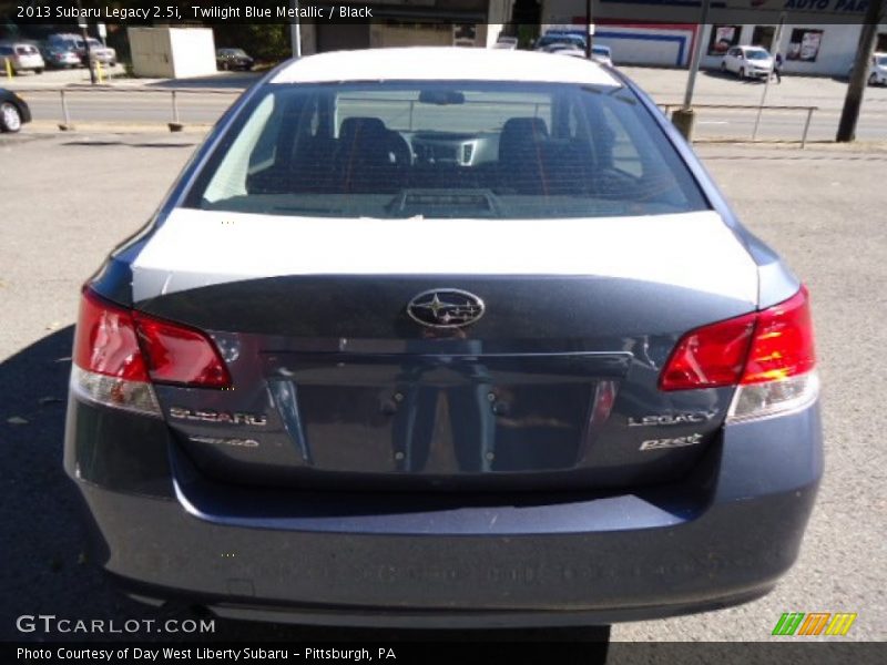 Twilight Blue Metallic / Black 2013 Subaru Legacy 2.5i