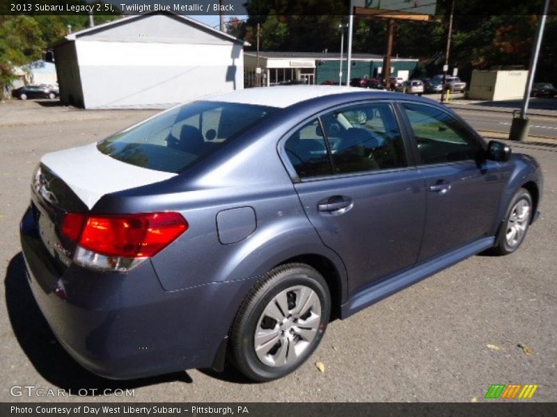 Twilight Blue Metallic / Black 2013 Subaru Legacy 2.5i