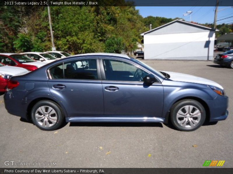 Twilight Blue Metallic / Black 2013 Subaru Legacy 2.5i