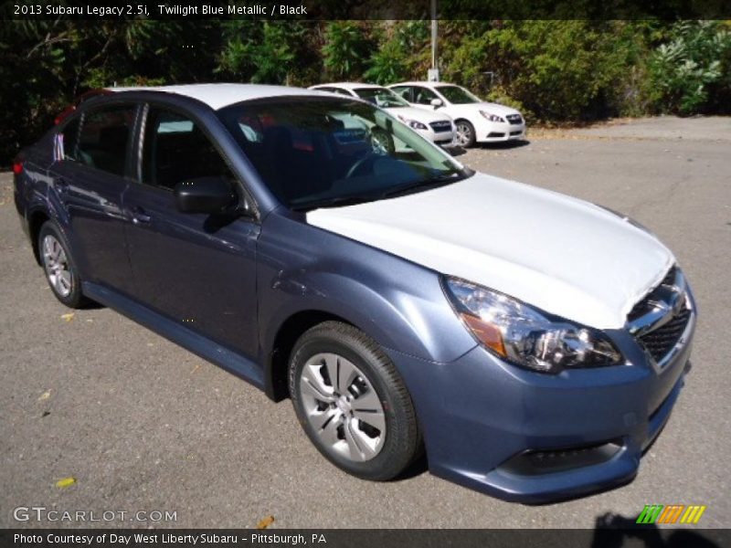 Twilight Blue Metallic / Black 2013 Subaru Legacy 2.5i