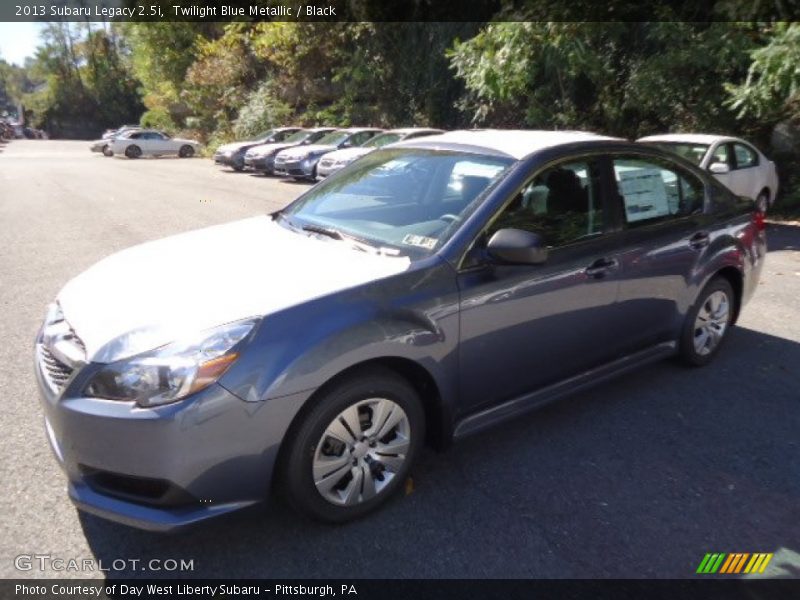 Twilight Blue Metallic / Black 2013 Subaru Legacy 2.5i