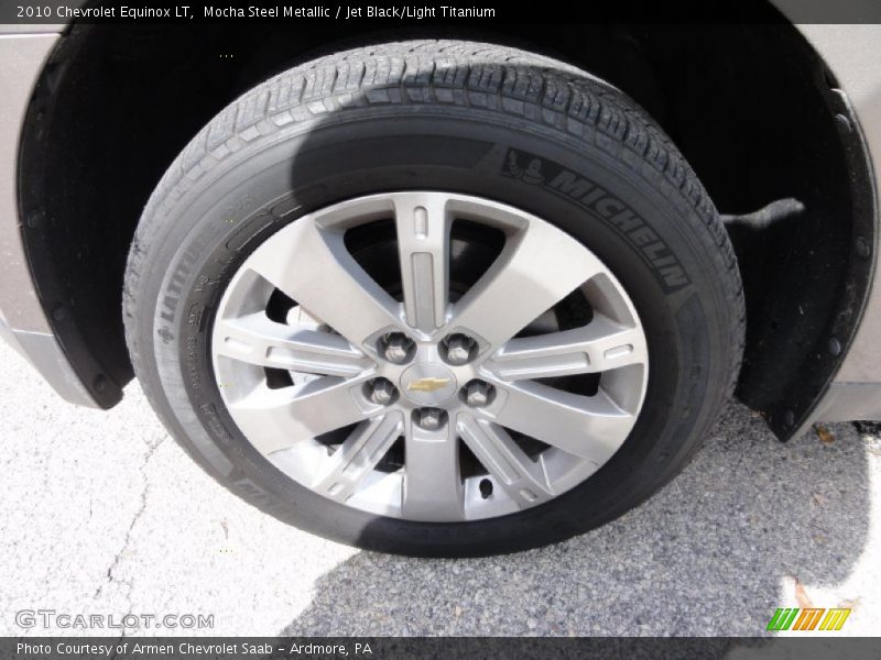 Mocha Steel Metallic / Jet Black/Light Titanium 2010 Chevrolet Equinox LT