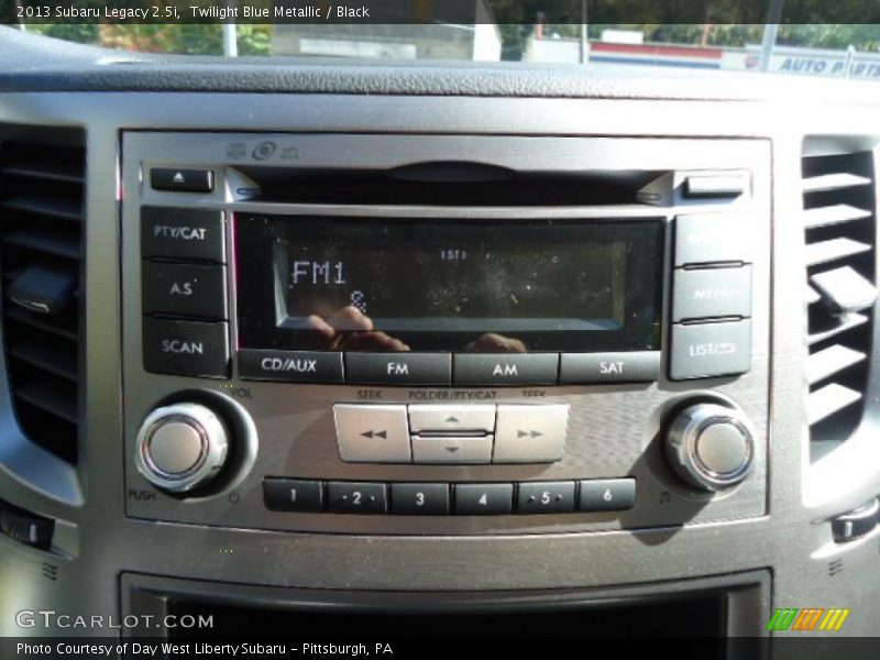 Twilight Blue Metallic / Black 2013 Subaru Legacy 2.5i