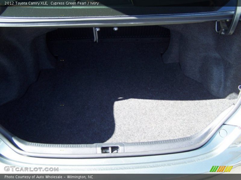 Cypress Green Pearl / Ivory 2012 Toyota Camry XLE