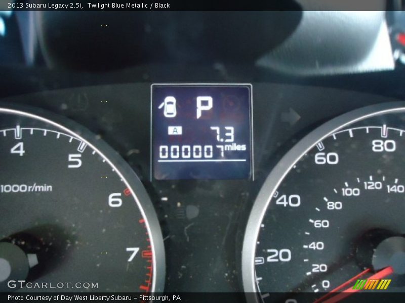 Twilight Blue Metallic / Black 2013 Subaru Legacy 2.5i