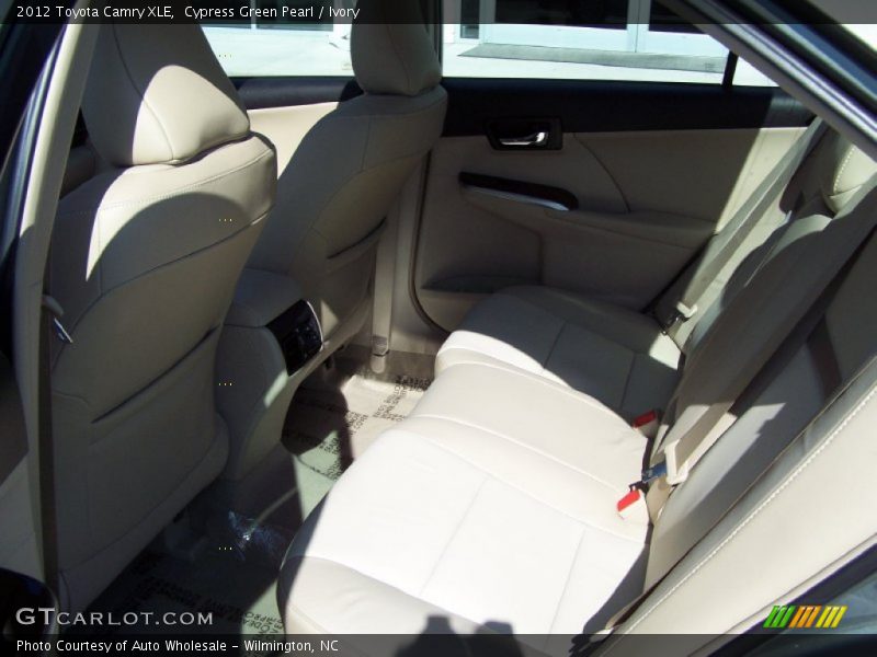 Cypress Green Pearl / Ivory 2012 Toyota Camry XLE